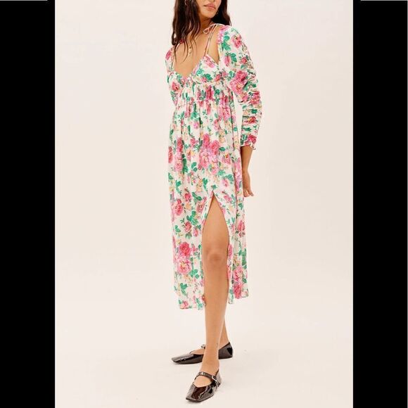 For Love And Lemons Dresses & Skirts - Becca Midi Dress, Ivory